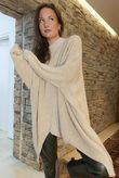 Paloma Oversized Grunge Knit Oatmeal